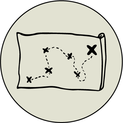 Drawing of a Treasure Map